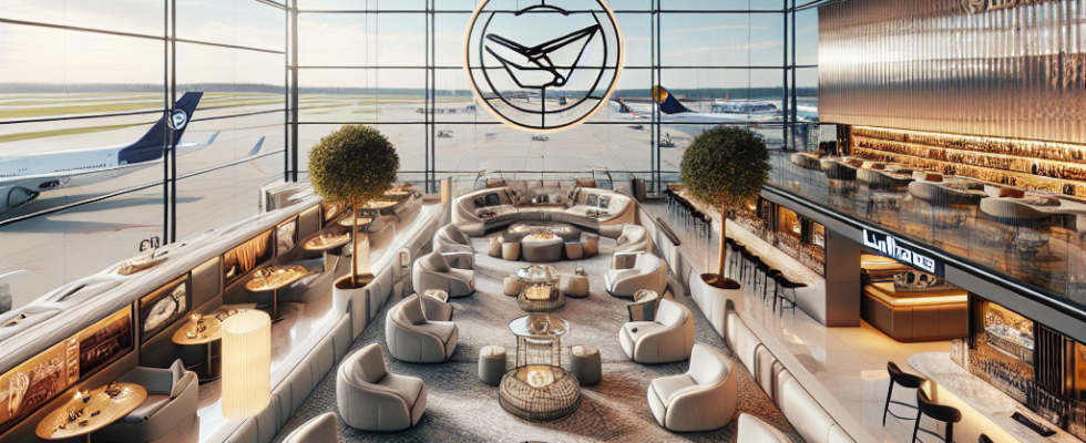 Ein Blick auf das Luxusangebot der Lufthansa Business Lounges in Frankfurt