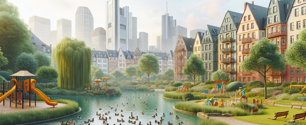 Die charmanten Parks von Frankfurt Bockenheim